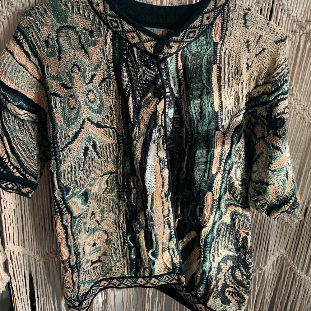 Coogi short sleeve sweater